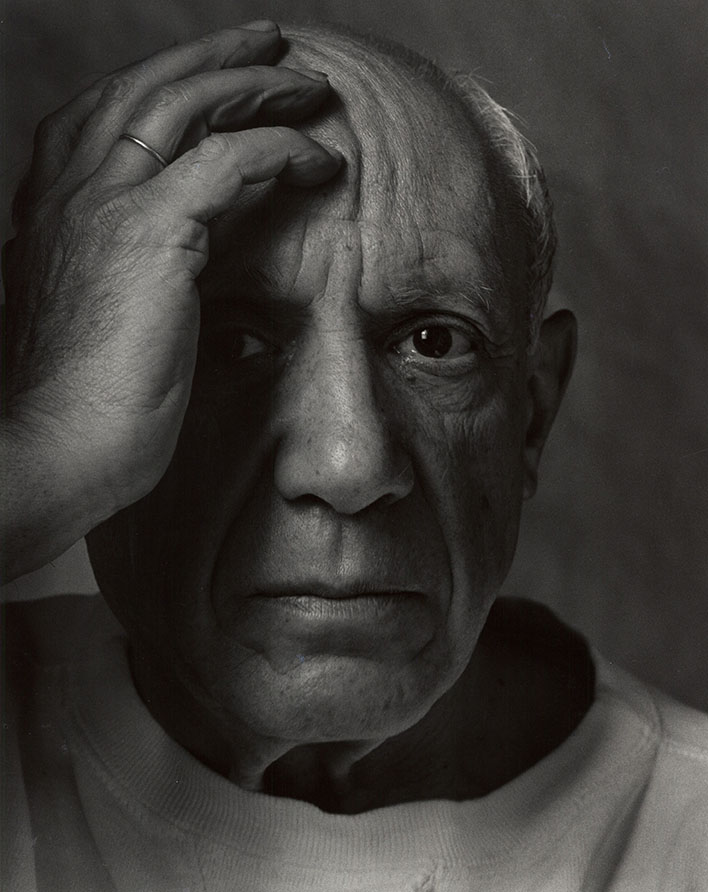 Arnold Newman, Pablo Picasso, Vallauris Ranska 1954